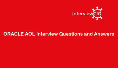 Oracle AOL Interview Questions and Answers