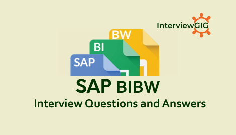 SAP BI/BW Interview Questions and Answers