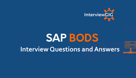 SAP BODS Interview Questions and Answers