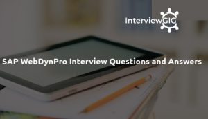 Read more about the article SAP WebDynPro Interview Questions and Answers