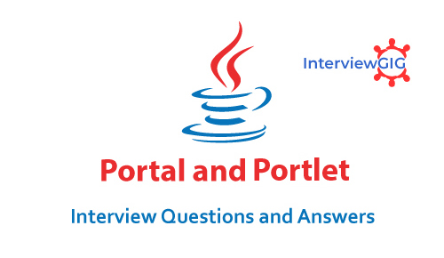 Portal and Portlet Interview Questions and Answers