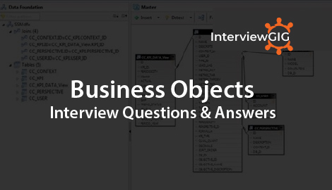 Business Objects Interview Questions and Answers