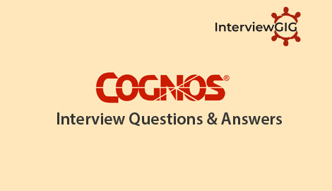 IBM Cognos interviewgig