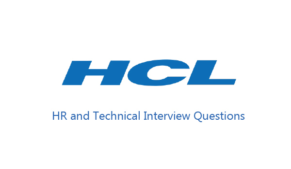 HCL Interview Questions