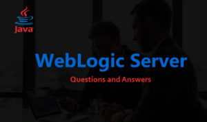 Read more about the article WebLogic Server Interview Questions and Answers