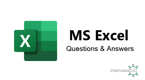 excel interview questions