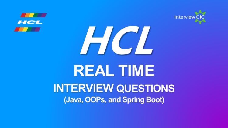 HCL Interview Questions 2022
