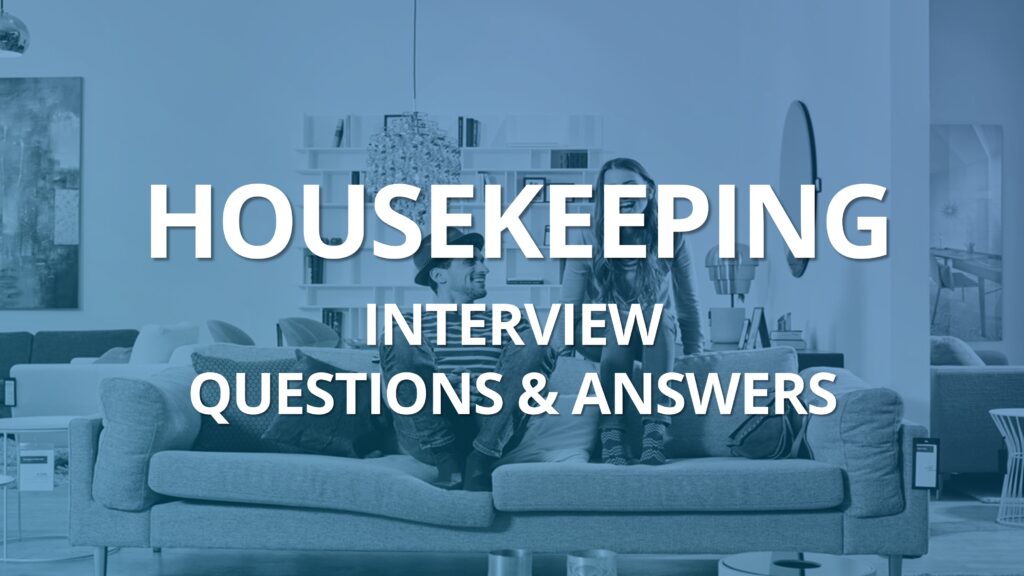 housekeeping interviewgig