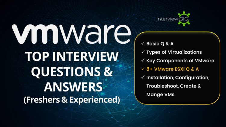 VMware Interviewgig- VMware ESXi